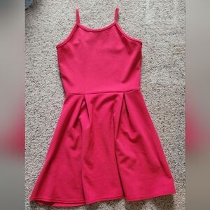 Olivia Rae Red Halter Midi Dress